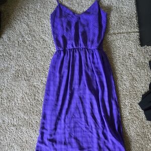 Elegant Purple Women's Dress